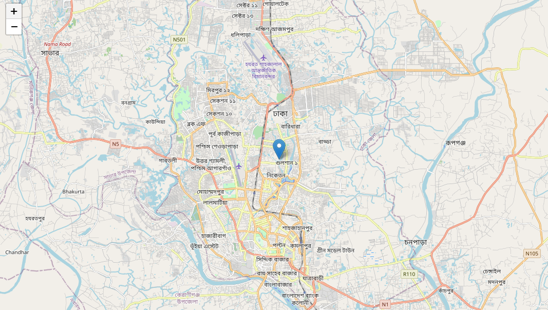 map of dhaka Data Analysis for finding the best venues in Dhaka, Bangladesh